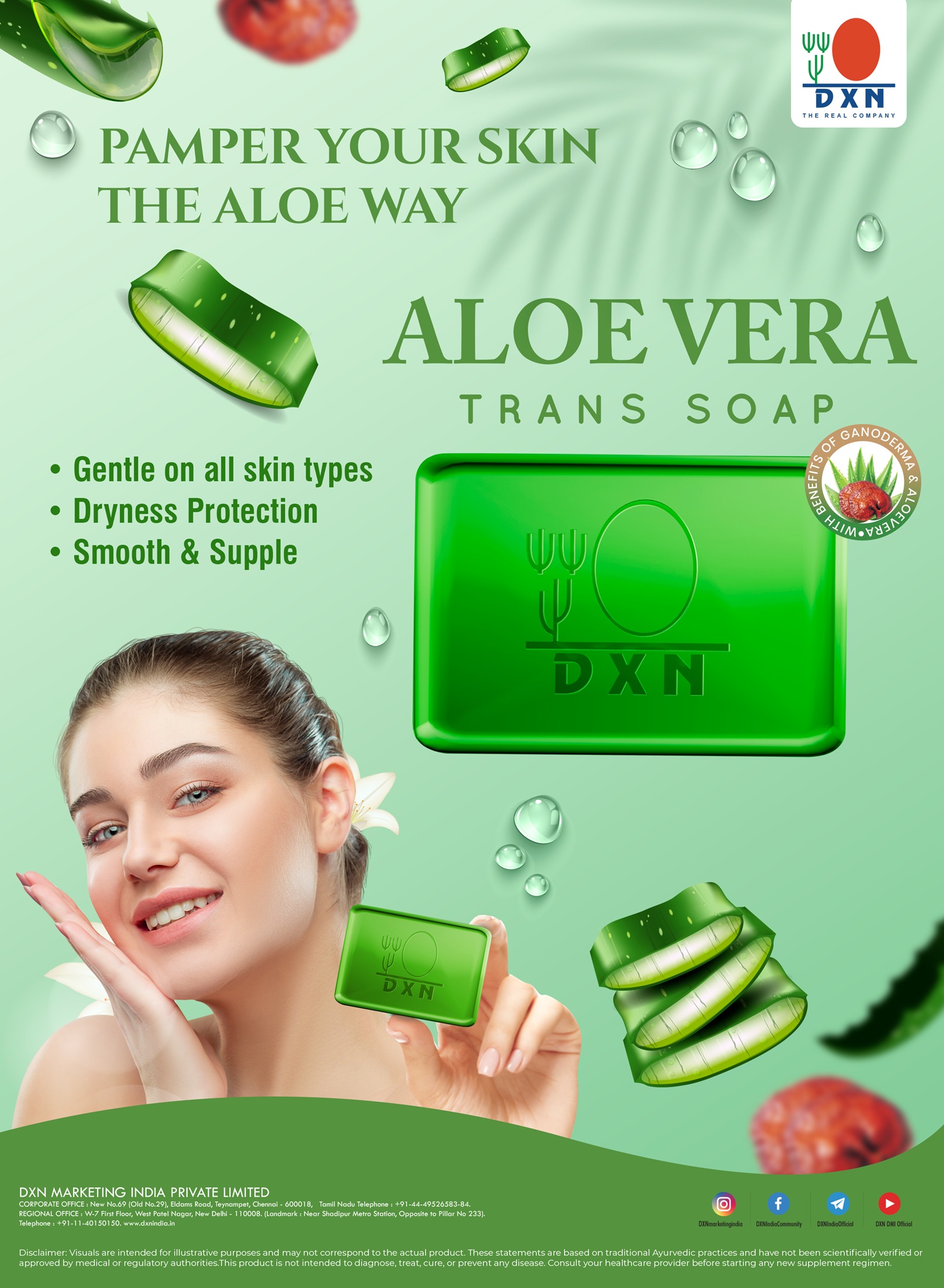 DXN Aloe vera Trans Soap